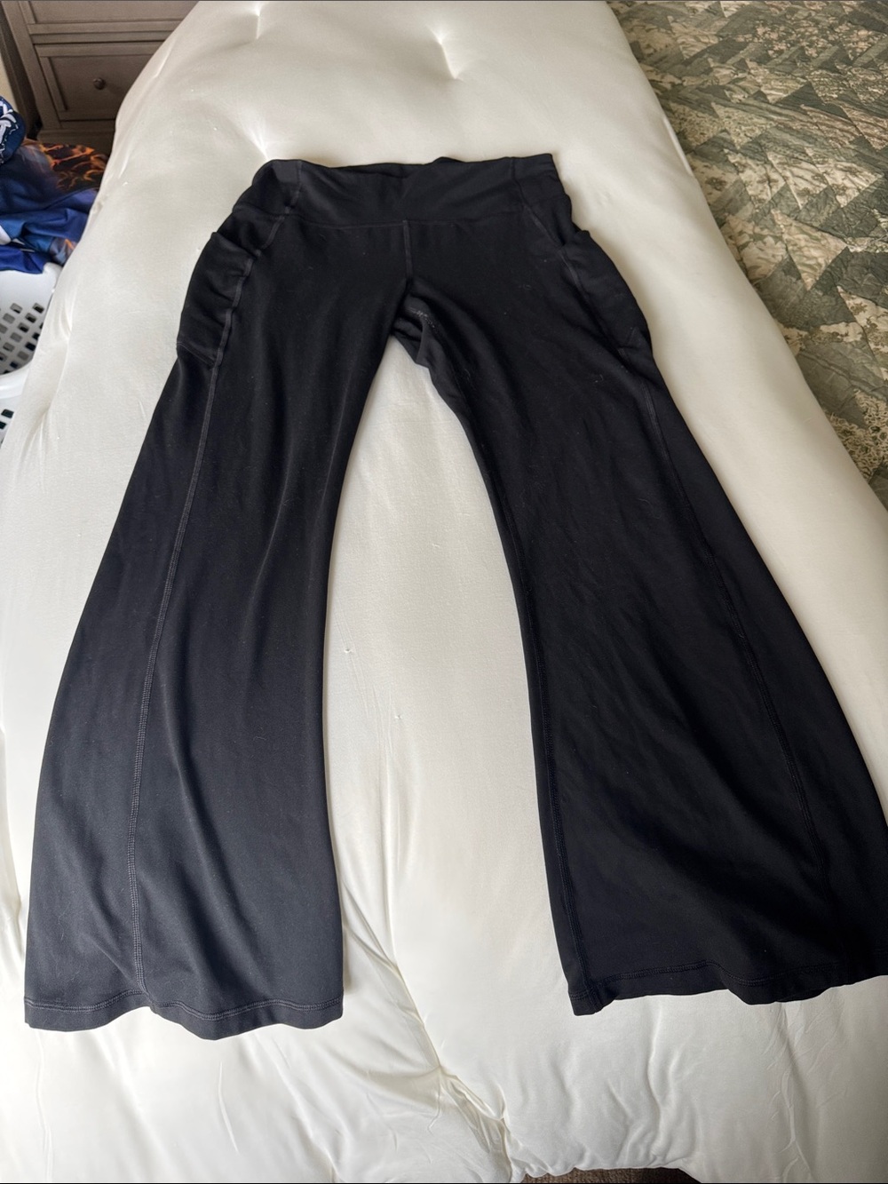 YITTY 1X Black Wide-Leg Yoga Pants